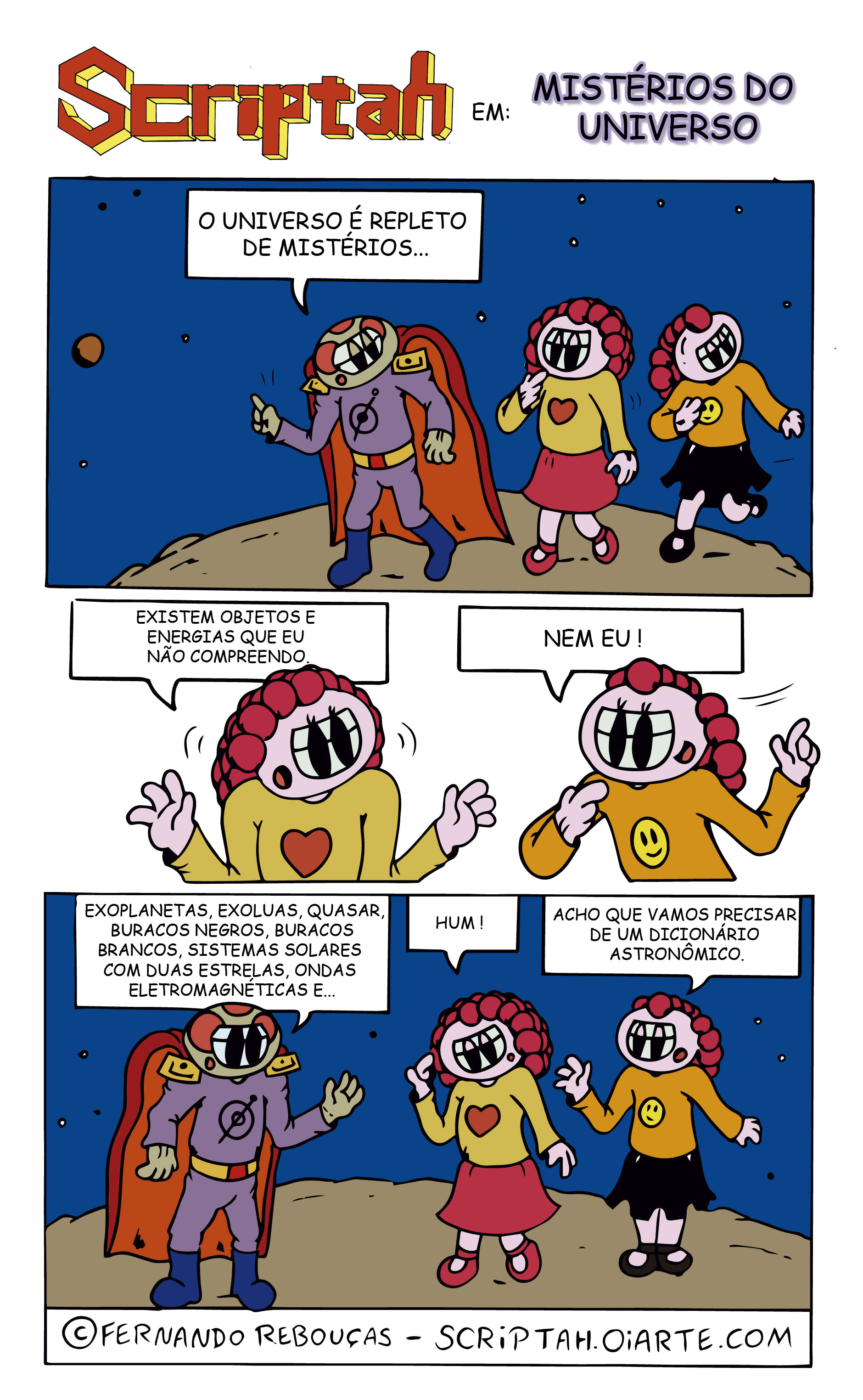 astronomia em quadrinhos