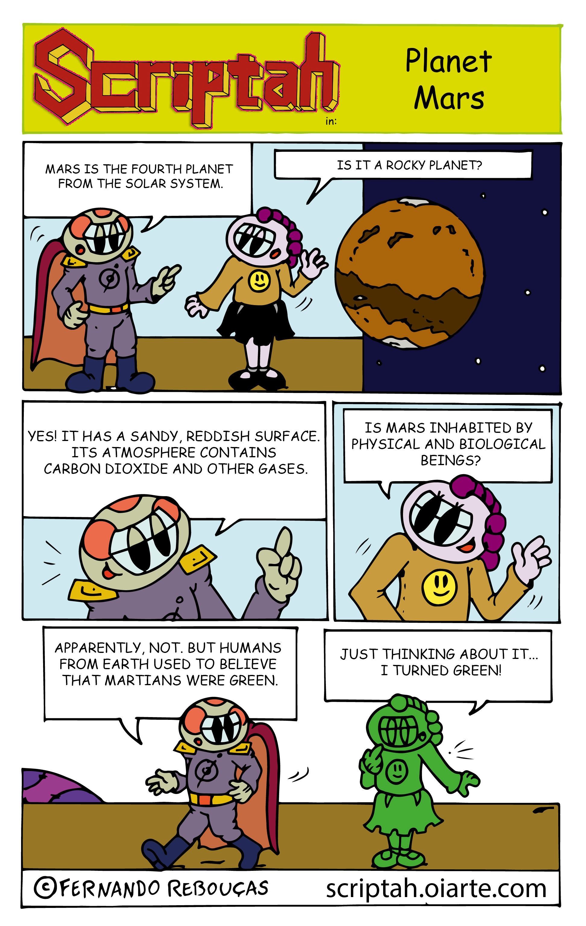 comics planet Mars