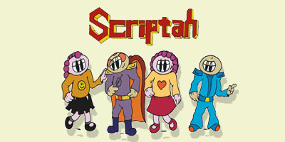 História do personagem Scriptah - astrofísica astronomia em quadrinhos